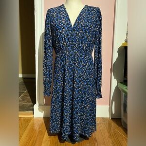 Cabi Long Sleeve Floral Dress